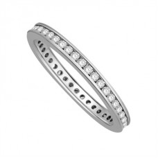 2.5mm Elegant Round Diamond Full Eternity Ring