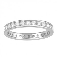 3mm Elegant Round Diamond Full Eternity Ring