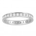 3mm Elegant Round Diamond Full Eternity Ring