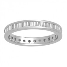 0.75ct Vs/ef Baguette Diamond Full Eternity Ring