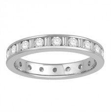 1.03ct  Vs/ef Round Diamond Full Eternity Ring