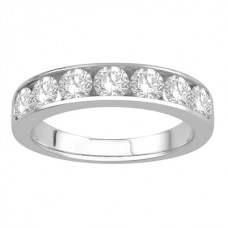 2.5mm Elegant Round Diamond Eternity Ring