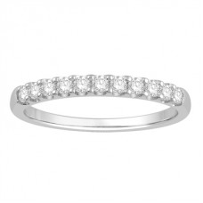 0.25ct  Vs/ef Round Diamond Half Eternity Ring