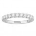 0.55ct  Vs/ef Round Diamond Half Eternity Ring