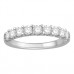 0.82ct  Vs/fg Round Diamond Half Eternity Ring