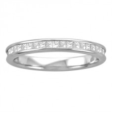 3mm Elegant Princess Diamond Full Eternity Ring