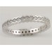 0.52ct  Vs/ef Round Diamond Full Eternity Ring