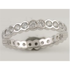 3mm Elegant Round Diamond Full Eternity Ring
