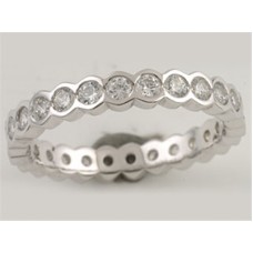 1.03ct  Vs/ef Round Diamond Full Eternity Ring