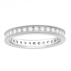 0.53ct  Vs/ef Round Diamond Full Eternity Ring