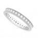 3mm Milgrain Elegant Round Diamond Full Eternity Ring