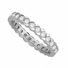 1.03ct  Vs/ef Round Diamond Eternity Ring