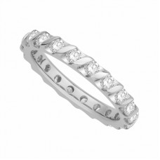 1.00ct Elegant Round Diamond Full Eternity Ring