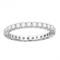 1.03ct  Vs/ef Round Diamond Eternity Ring