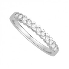 2.5mm Elegant Round Diamond Eternity Ring
