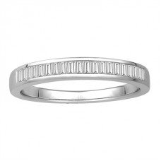 3mm Elegant Baguette Diamond Eternity Ring