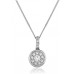 0.27ct Vs/fg Round Diamond Pendant