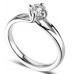 Compass Round Diamond Engagement Ring