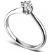 Compass Round Diamond Engagement Ring