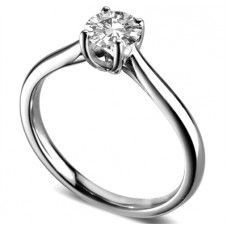 Classic Round Diamond Engagement Ring