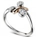 Unique Round Diamond Bubble Dress Ring