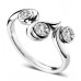 Unique Round Diamond Bubble Dress Ring