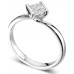 Modern Princess Diamond Twist Engagement Ring