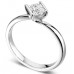 Modern Cushion Diamond Twist Engagement Ring