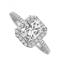 Agi Certified 1.05ct If/h Emerald Diamond Ring