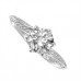 0.75ct Si1/f Round Diamond Shoulder Set Ring