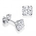 Classic Round Diamond Stud Earrings