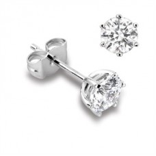 0.70ct Vs/fg Round Diamond Stud Earrings