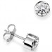 Halo Round Diamond Stud Earrings