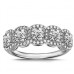 Exclusive Halo Cushion Diamond Eternity Ring