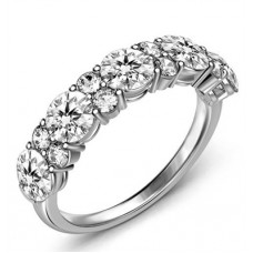 Exclusive Alternating Single Duo Round Diamond Ring