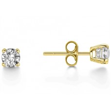 Unique Round Diamond Designer Earrings