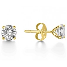 Elegant Round Diamond Designer Earrings