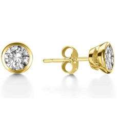Modern Round Diamond Designer Earrings Modern Round Diamond Designer Earrings