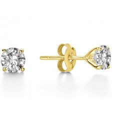 Round Diamond Designer Earrings