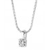 Classic Round Diamond Solitaire Pendant