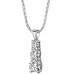 Traditional Round Trilogy Diamond Pendant