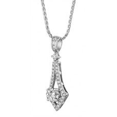Stylish Round Diamond Designer Pendant