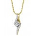 Stylish Round Diamond Designer Pendant