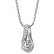 Stylish Round Diamond Designer Pendant