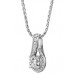 Stylish Round Diamond Designer Pendant
