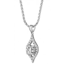 Stylish Round Diamond Designer Pendant