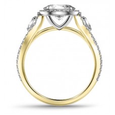 Exclusive Trio Oval/pear Diamond Vintage Ring