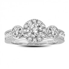 Unique Round Diamond Designer Ring