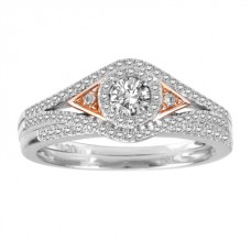 Unique Diamond Ring With Matching Band