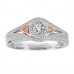 Unique Diamond Ring With Matching Band